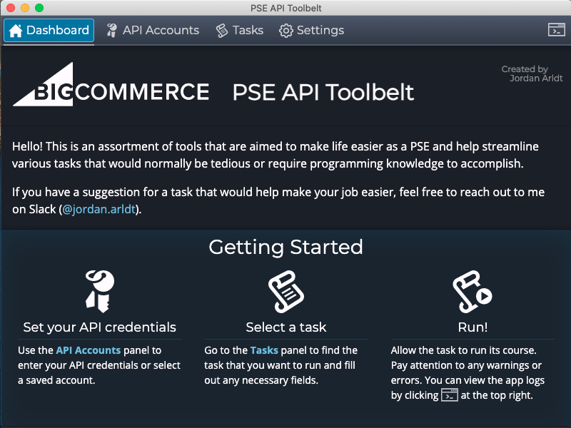 BigCommerce PSE API Toolbelt